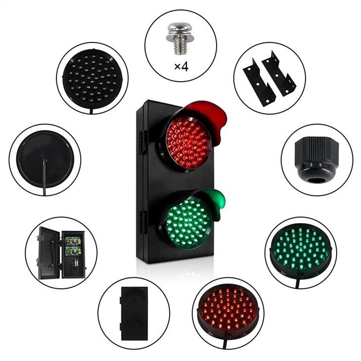 Traffic Signal Green Red LED Light